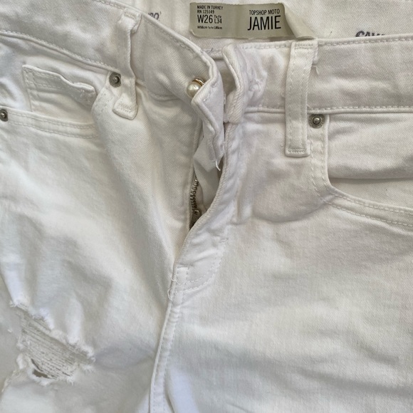 Women jean, white, size AW 26 L34 - Picture 6 of 7